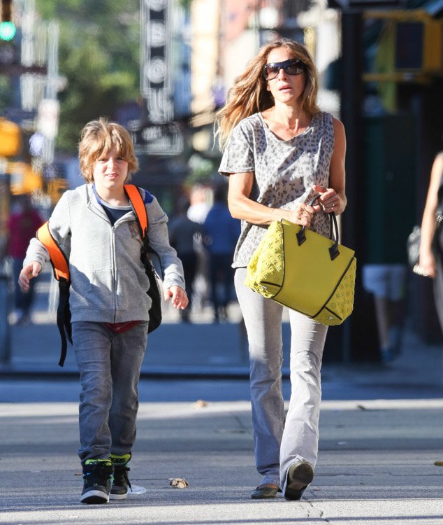 Reference image illustrating Sarah Jessica Parker Spotted with a Yellow Louis Vuitton W Bag in NYC