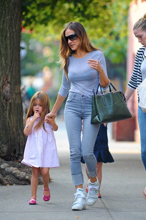 Reference image illustrating Sarah Jessica Parker Spotted with the Unreleased Coach Borough Bag in NYC