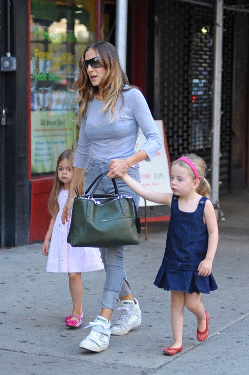 Reference image illustrating Sarah Jessica Parker Spotted with the Unreleased Coach Borough Bag in NYC