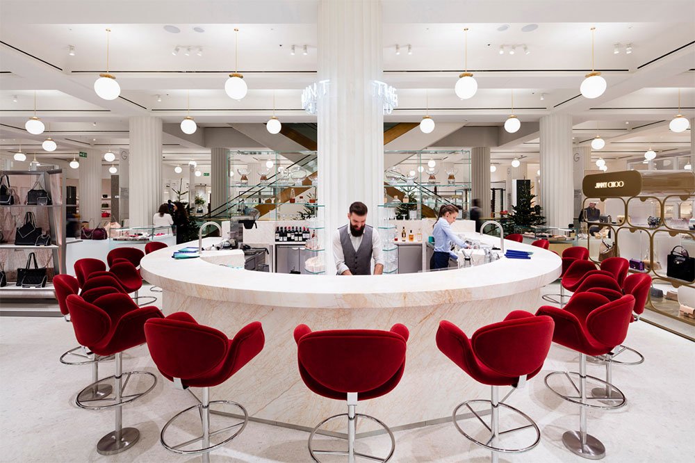 Reference image illustrating Selfridges Opens the World’s Largest Handbag Hall in London: 61,000 Square Feet of Designer Bags and a Cocktail Bar