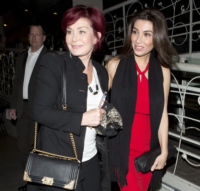 Reference image illustrating Sharon Osbourne’s Gilded Chanel Boy Bag: A Beverly Hills Dinner Date Statement