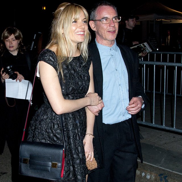 Reference image illustrating Sienna Miller’s Delvaux Madame Bag Steals the Spotlight at Vanity Fair’s Tribeca Party