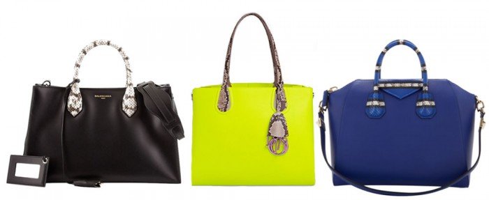 Snakeskin Handles on Luxury Handbags: Dior, Balenciaga, and Givenchy Lead the Trend thumbnail