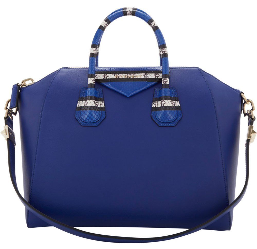 Reference image illustrating Snakeskin Handles on Luxury Handbags: Dior, Balenciaga, and Givenchy Lead the Trend
