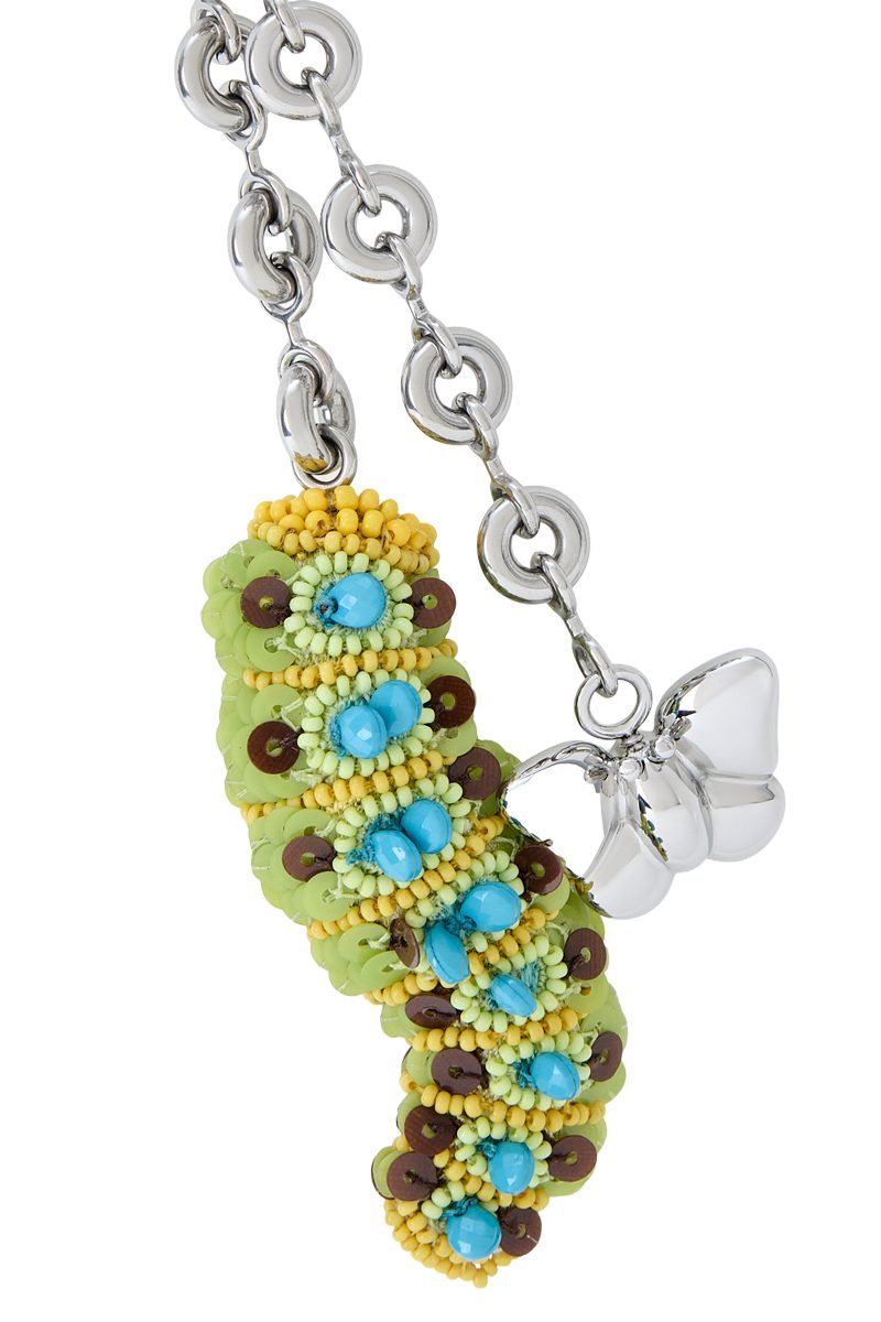Reference image illustrating The Best Loewe Bag Charms Right Now, From Fruits and Flowers to Fashion Fantasy