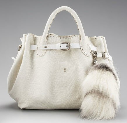 Reference image illustrating The Fox Tail Handbag Trend: From Louis Vuitton Runway to Fall 2011 Bags