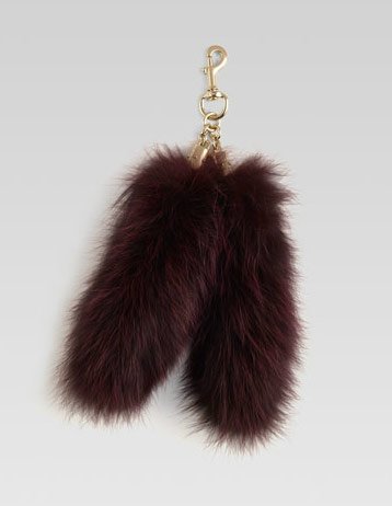 Reference image illustrating The Fox Tail Handbag Trend: From Louis Vuitton Runway to Fall 2011 Bags