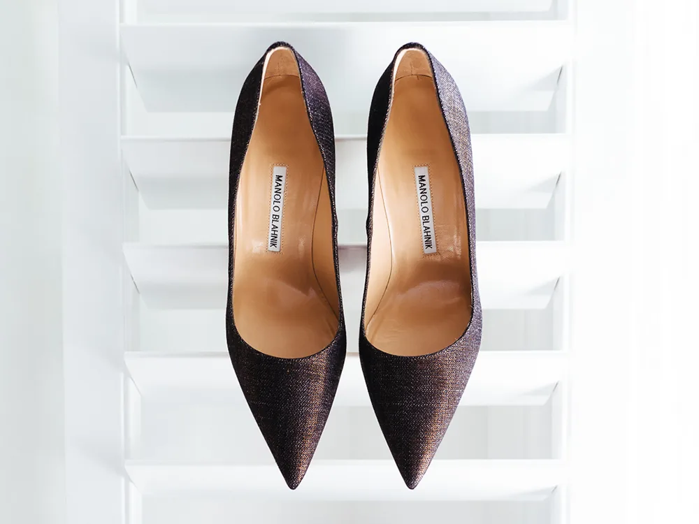 Reference image illustrating The Manolo Blahnik BB Pump: A Complete Guide to Heel Heights, Materials, and Colors