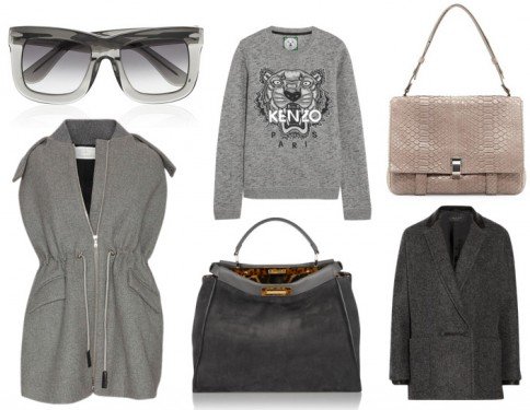 The Ultimate Guide to Grey Luxury Handbags and Transitional Wardrobe Staples cover image