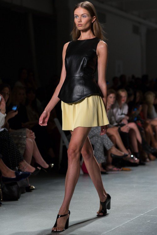 Reference image illustrating Tibi Spring 2013 Collection Review: Minimalist Silhouettes and Cropped Tops Define Casual Luxury