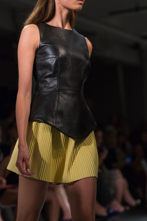 Reference image illustrating Tibi Spring 2013 Collection Review: Minimalist Silhouettes and Cropped Tops Define Casual Luxury