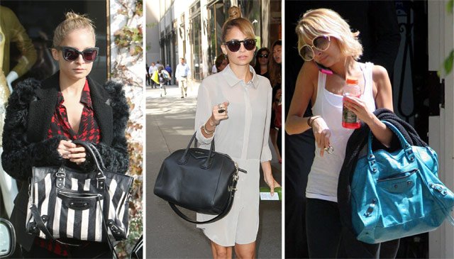 Reference image illustrating Top 10 Most-Read Handbag Features of 2013: Celine, Chanel, and Celebrity Collections