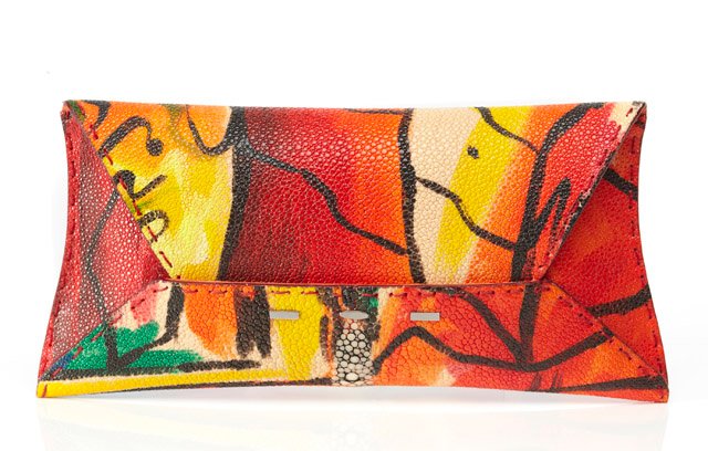 Reference image illustrating VBH Spring 2013 Bags: Pre-Order Exotic Leather Brera Satchels and Manila Clutches at Moda Operandi