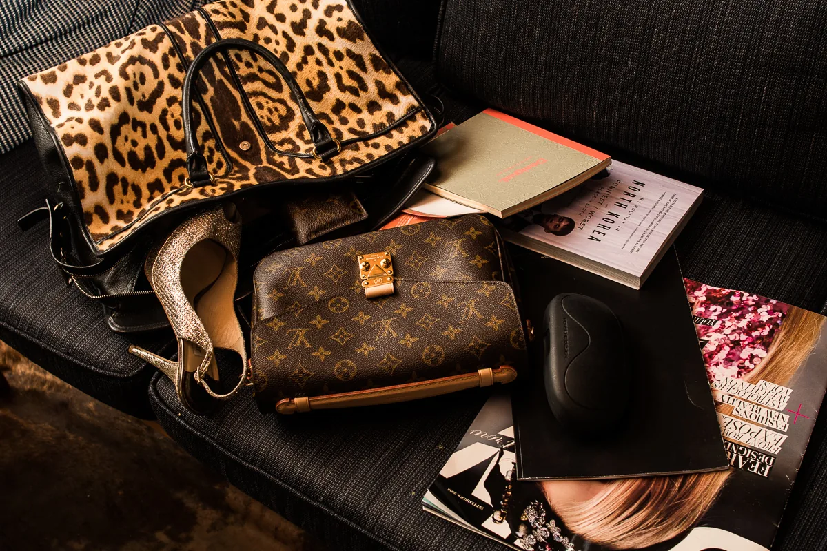 Reference image illustrating What’s Inside Kristine Elezaj’s Well-Loved YSL Handbag: A Vintage Luxury Edit