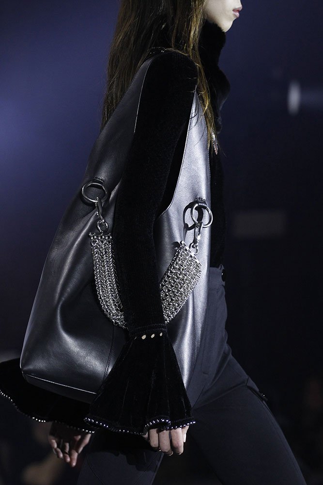 Reference image illustrating Alexander Wang Fall 2017: Heavy Metal Hardware Meets the Belt Bag Revival