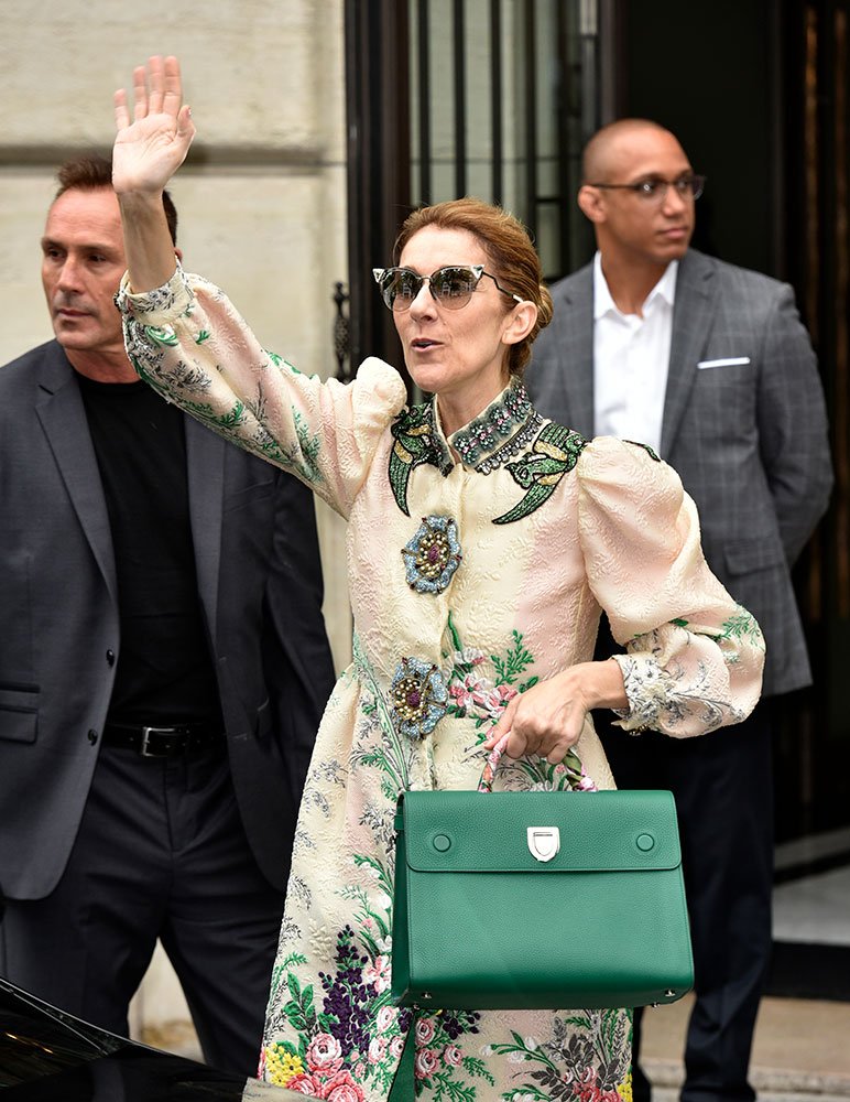 Reference image illustrating Céline Dion, Gigi Hadid & More: The Best Celebrity Handbags from Paris Couture Week and Drag Race Parties