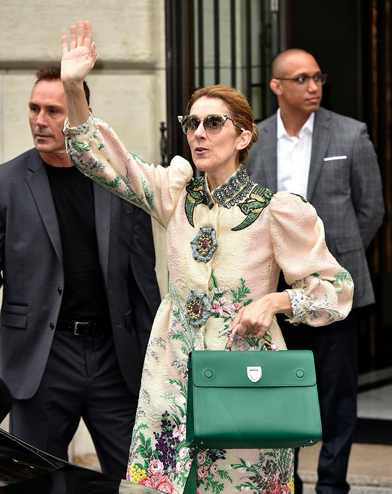 Reference image illustrating Céline Dion’s Paris Couture Week Handbag Collection: A Look at Her Most Iconic Designer Bags