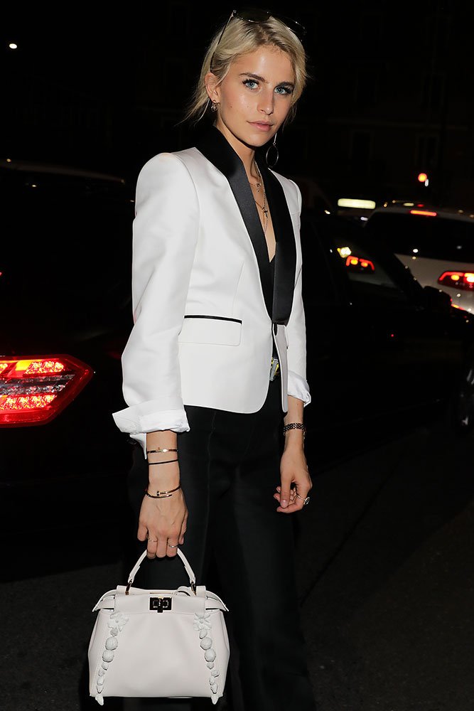 Reference image illustrating Celebrities and Their Designer Bags at Milan Men’s Fashion Week: Chanel, Fendi, and Givenchy Highlights