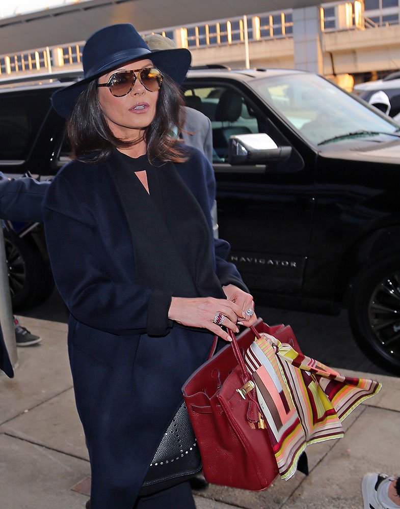 Reference image illustrating Celebrity Birkin Fever: The Best Luxury Handbags Spotted on Stars This Week