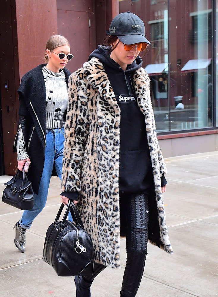 Reference image illustrating Celebrity Handbag Sightings at LAX: From Bella Hadid to Tina Knowles Lawson
