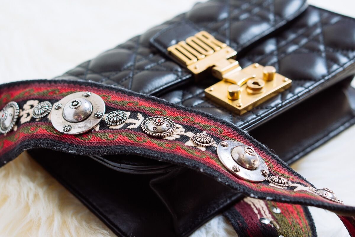 Reference image illustrating Dior Addict Bag Review: Fall 2017’s Edgy Quilted Crossbody with Bohemian Strap