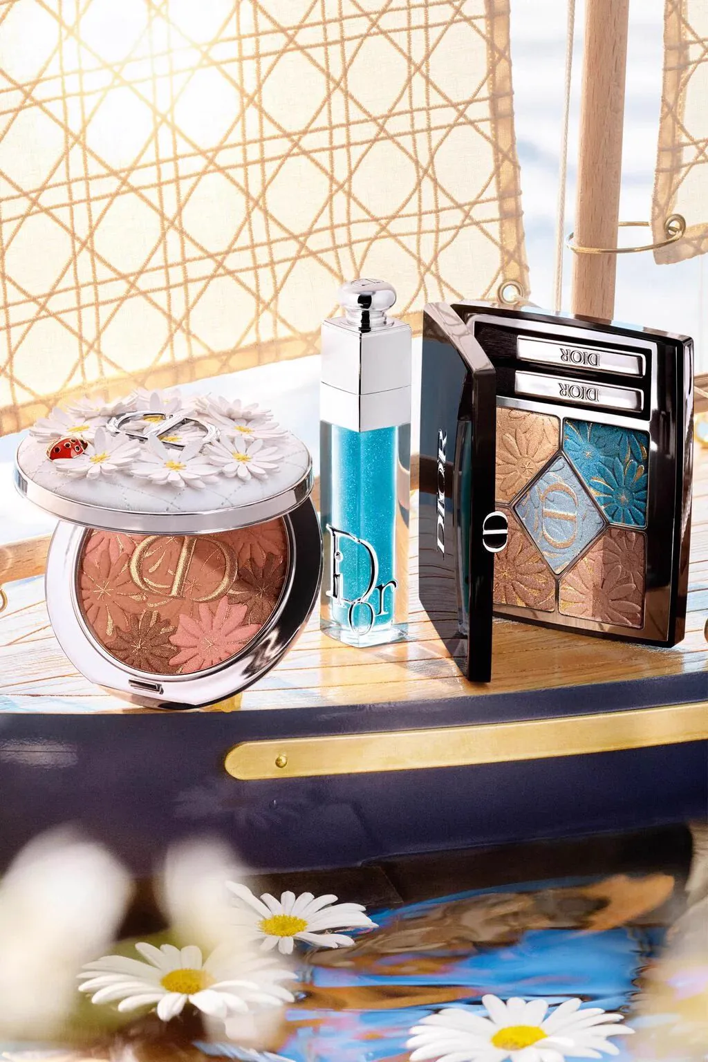 Reference image illustrating Dior Summer 2026 Beauty Collection: Limited-Edition Compacts and Cerulean Shades Selling Out Fast