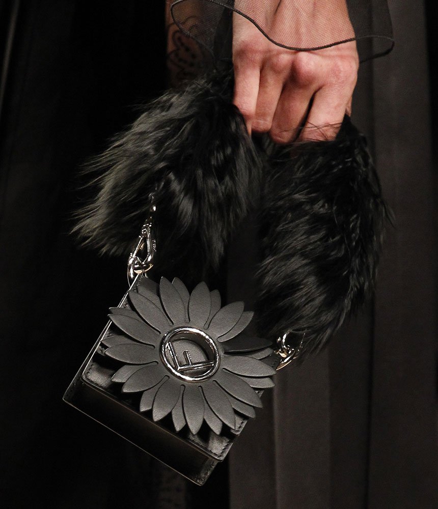 Reference image illustrating Fendi Fall 2017 Runway: New Logo Hardware, Zucca Print, and Updated Baguette Bags
