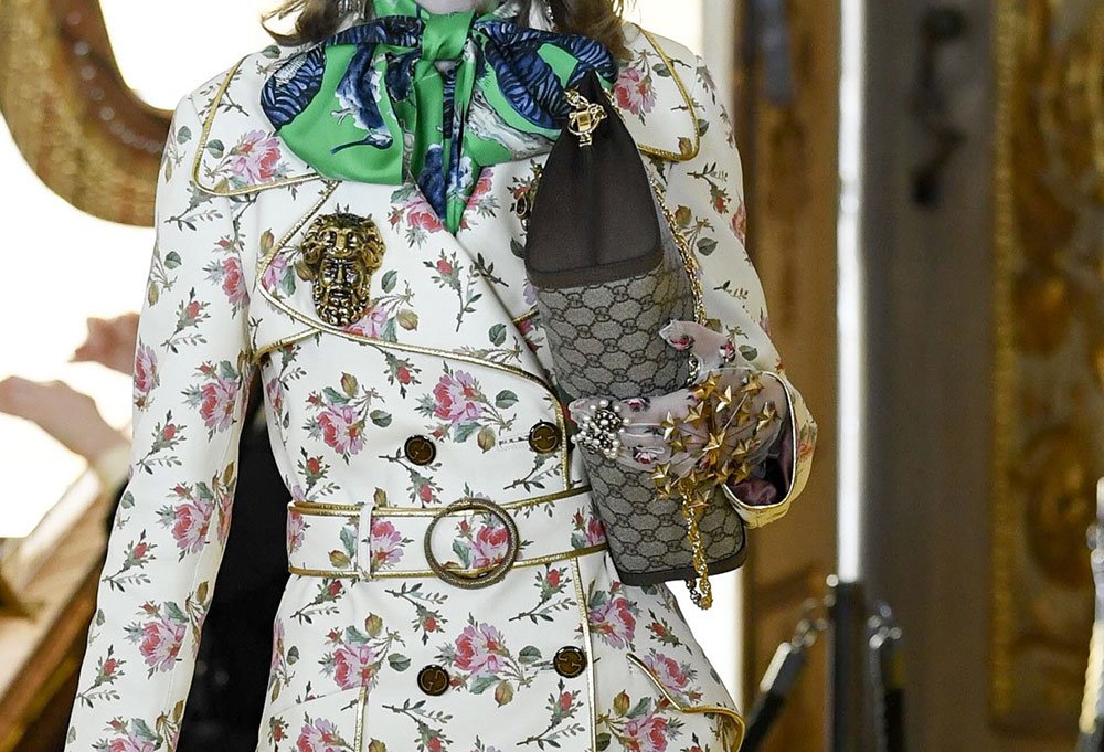 Reference image illustrating Gucci Cruise 2018 Runway Debuts New Shoulder Bag Styles and Fresh Marmont & Sylvie Updates