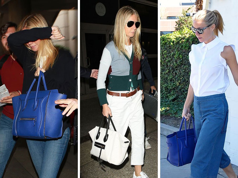 Reference image illustrating Gwyneth Paltrow’s Loyalty to the Céline Luggage Tote: A Style Study