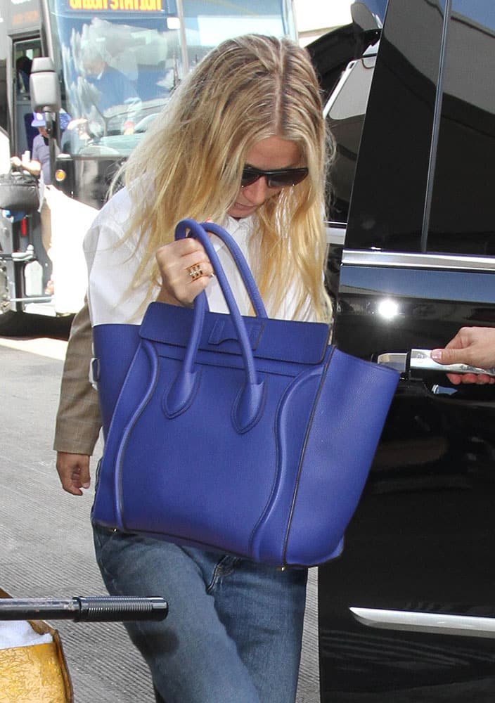 Reference image illustrating Gwyneth Paltrow’s Loyalty to the Céline Luggage Tote: A Style Study