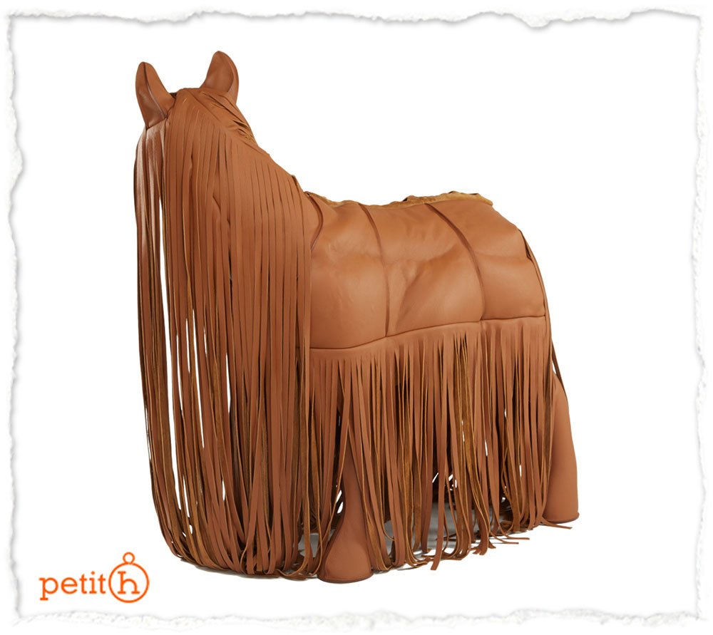 Reference image illustrating Hermès Marley the Poney: A $133,000 Leather Horse Statue from Petite h