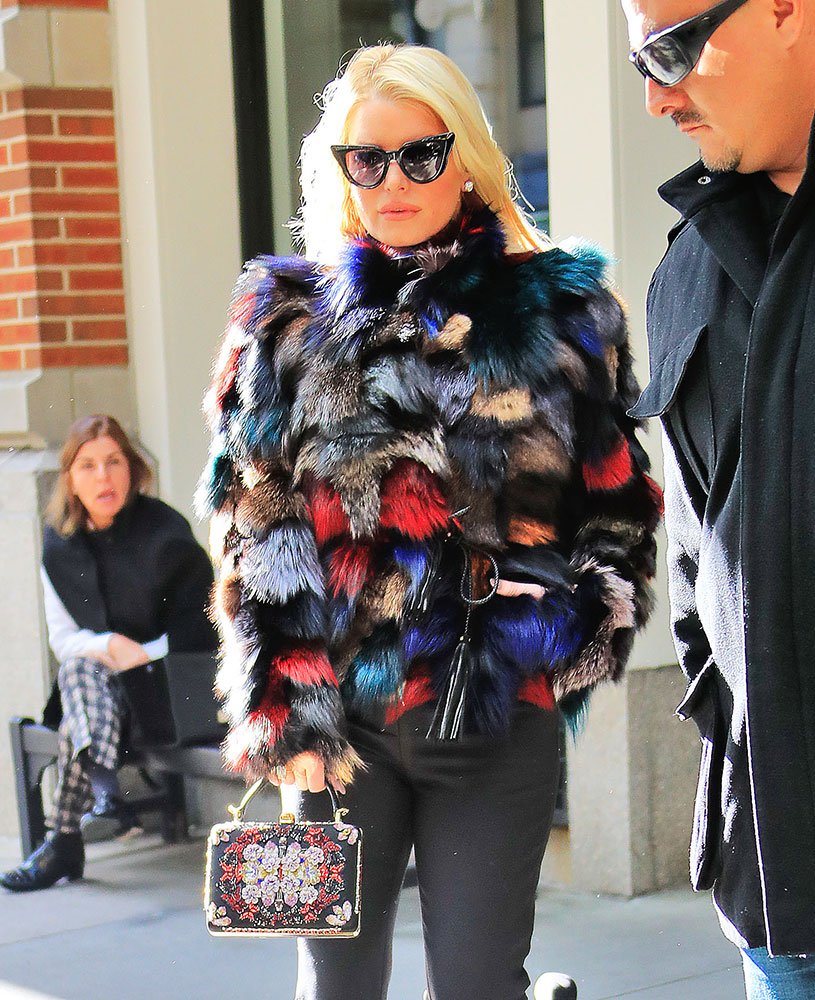 Reference image illustrating Jessica Simpson's Designer Handbag Collection: Part Two – Céline, Fendi & More