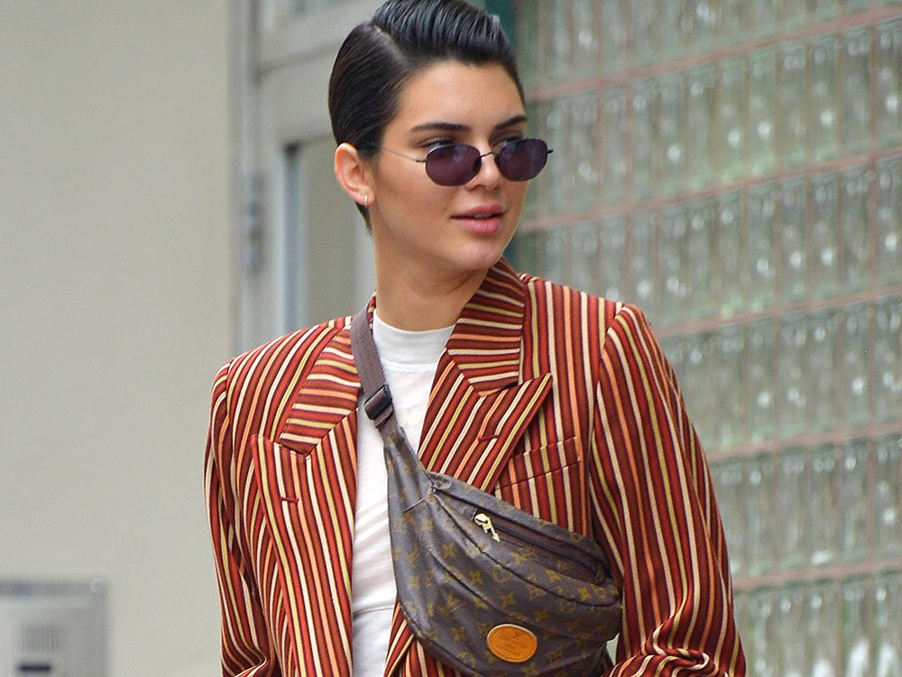 Reference image illustrating Kendall Jenner’s Vintage Belt Bag Obsession: Chanel and Louis Vuitton Styles She’s Wearing Now