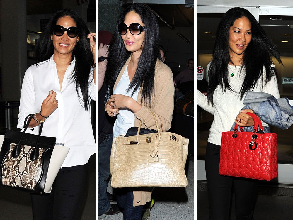 Reference image illustrating Kimora Lee Simmons Handbag Collection: Hermès Birkins, Chanel & More