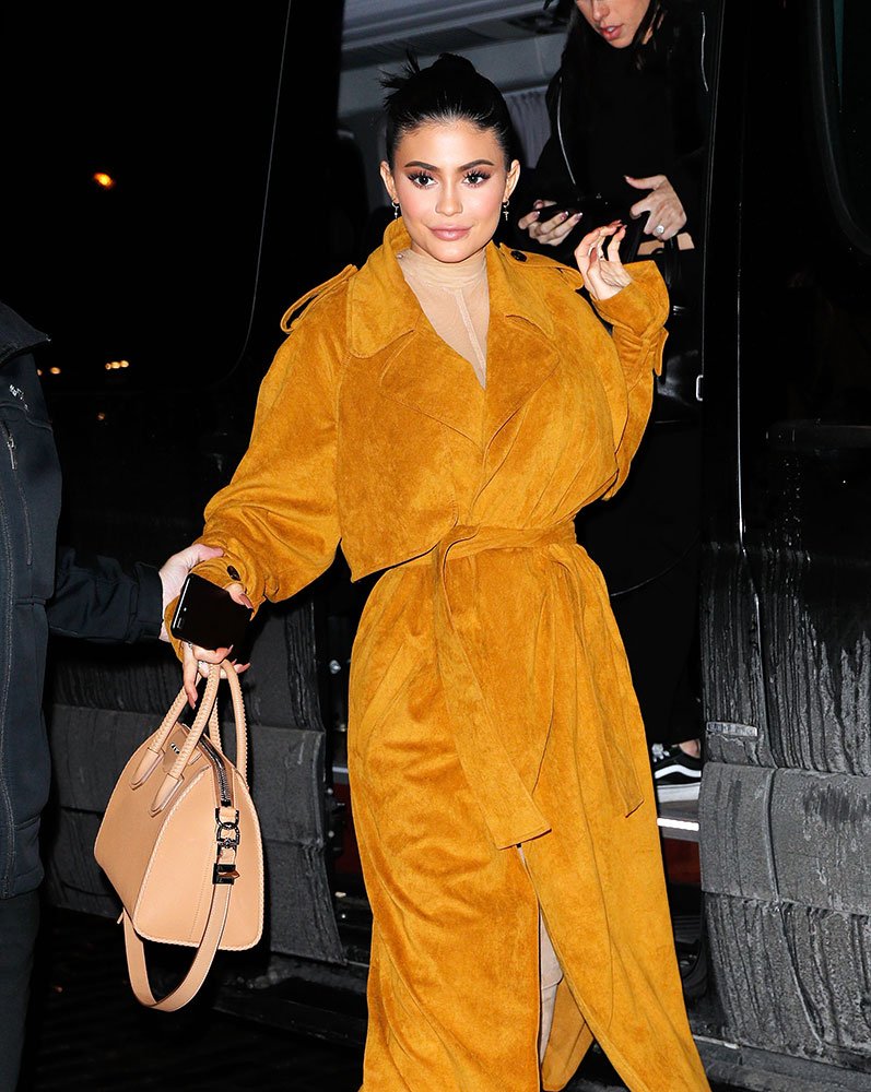 Reference image illustrating Kylie Jenner’s Current Handbag Rotation: From Hermès Birkins to Givenchy Icons