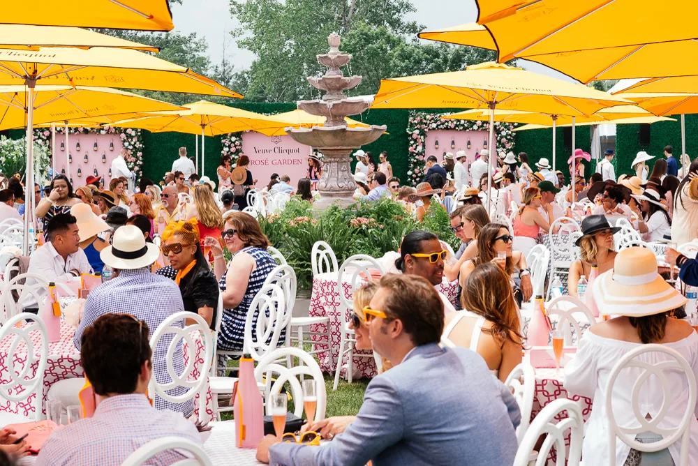 Reference image illustrating Luxury Handbags and Street Style at the 2016 Veuve Clicquot Polo Classic in NYC