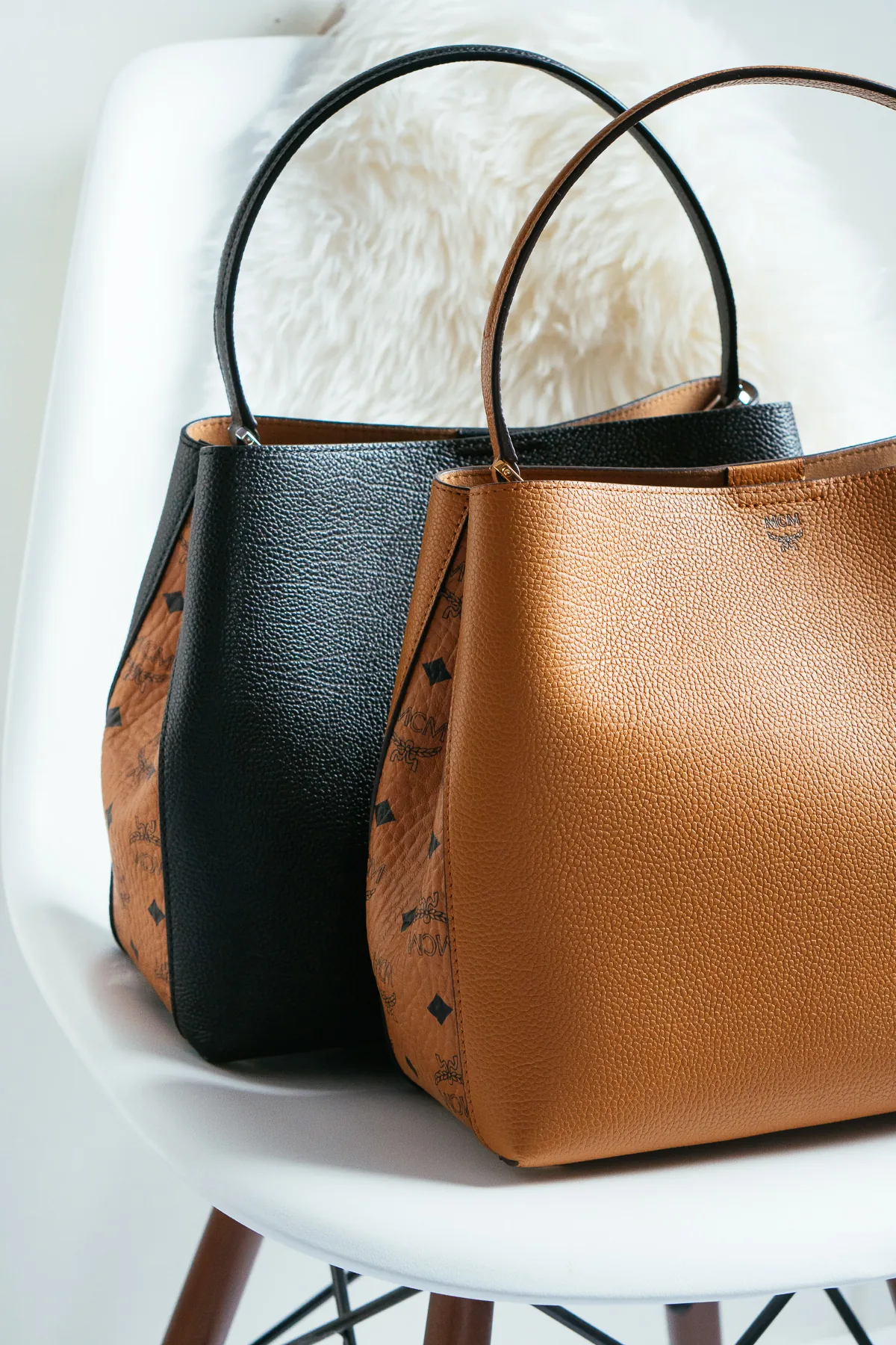 Reference image illustrating MCM Sarah Visetos Hobo Review: A Structured Crossbody Bag Under $600