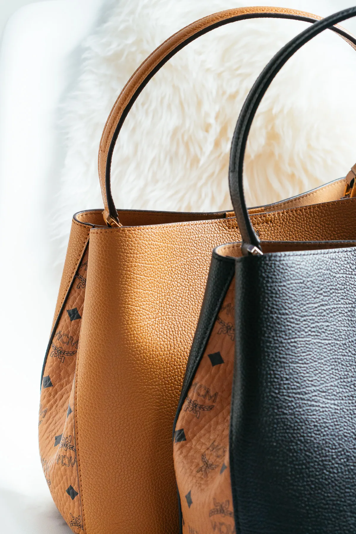 Reference image illustrating MCM Sarah Visetos Hobo Review: A Structured Crossbody Bag Under $600