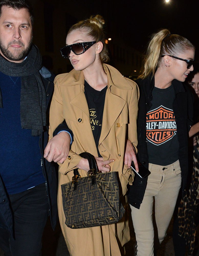 Reference image illustrating Milan Fashion Week Fall 2017: The Best Celebrity Handbags from D&G, Fendi, and Gucci