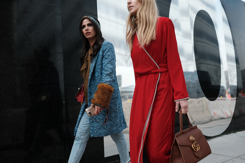 Reference image illustrating NYFW Street Style Bag Gallery: The Best Handbags Spotted During New York Fashion Week