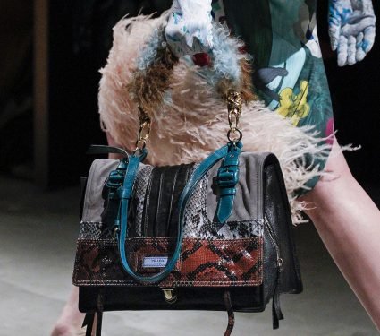 Prada Fall 2017 Handbags: Where Minimalist Frames Meet Maximalist Fur thumbnail