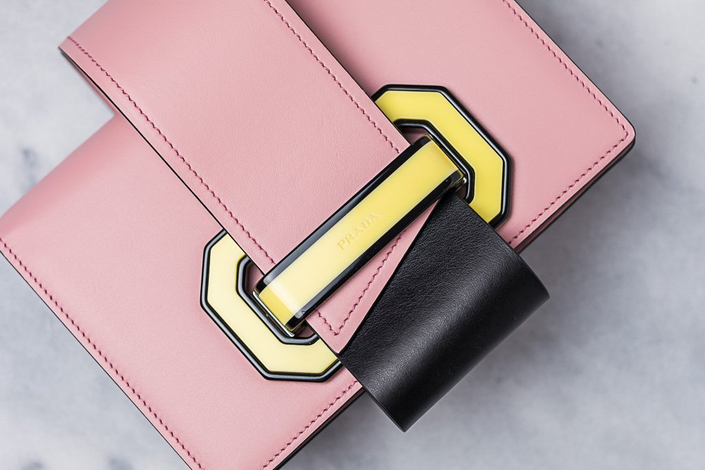 Reference image illustrating Prada Plex Ribbon Geometric Bag Review: A Modern Twist on a Classic Silhouette