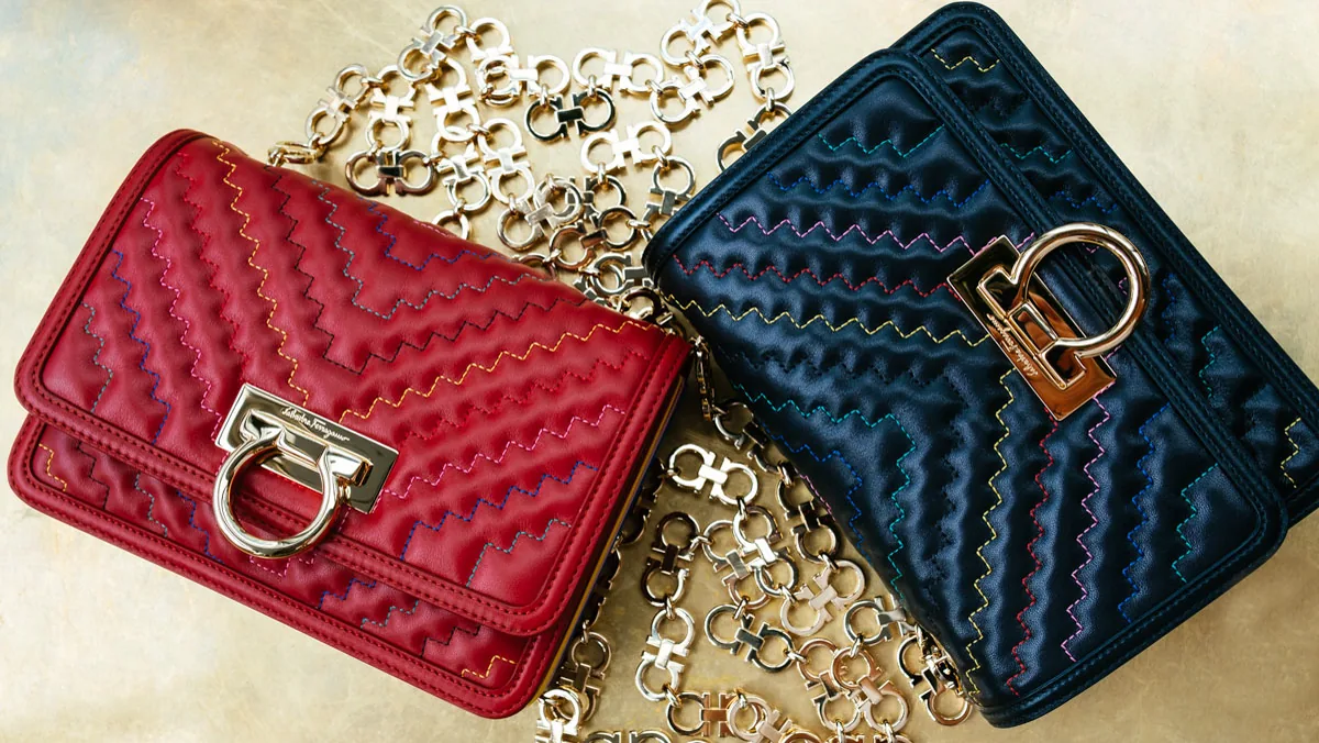 Reference image illustrating Salvatore Ferragamo x Sara Battaglia: A Closer Look at the Zigzag Capsule Collection