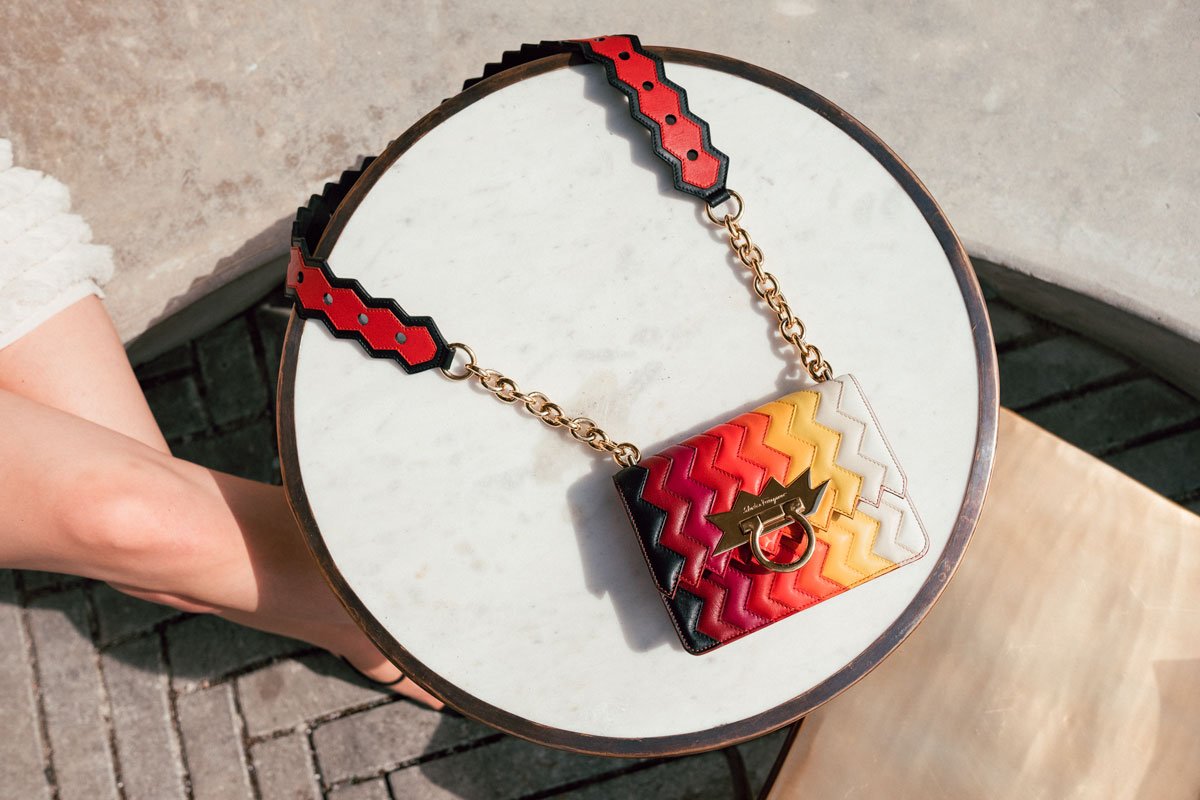 Reference image illustrating Salvatore Ferragamo x Sara Battaglia: A Closer Look at the Zigzag Capsule Collection