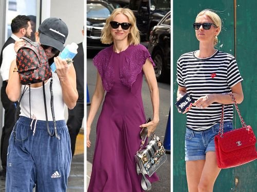 Summer Celebrity Handbag Style: Chanel Shearling, Givenchy Python, and Louis Vuitton City Steamer thumbnail