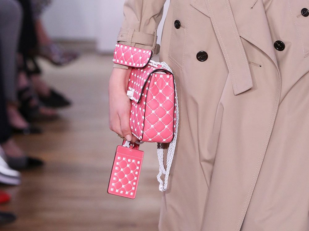 Reference image illustrating Valentino Resort 2018 Handbags: Playful Rockstuds and Candy Colors