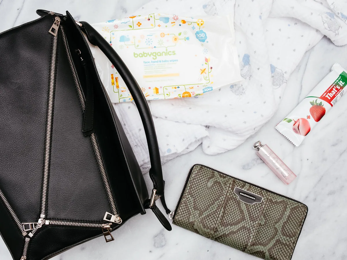 Reference image illustrating What’s Inside My Loewe Puzzle Bag: 5 Everyday Essentials for the Modern Mom