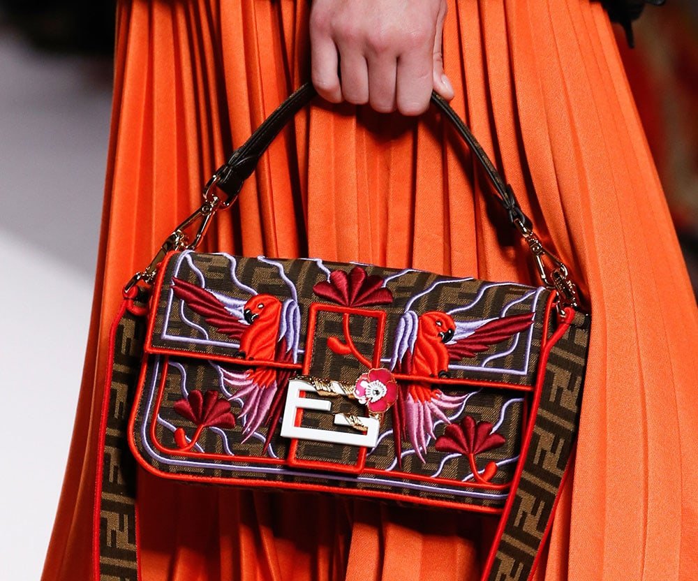 Reference image illustrating 13 Standout Runway Bags from Milan Fashion Week Spring 2019