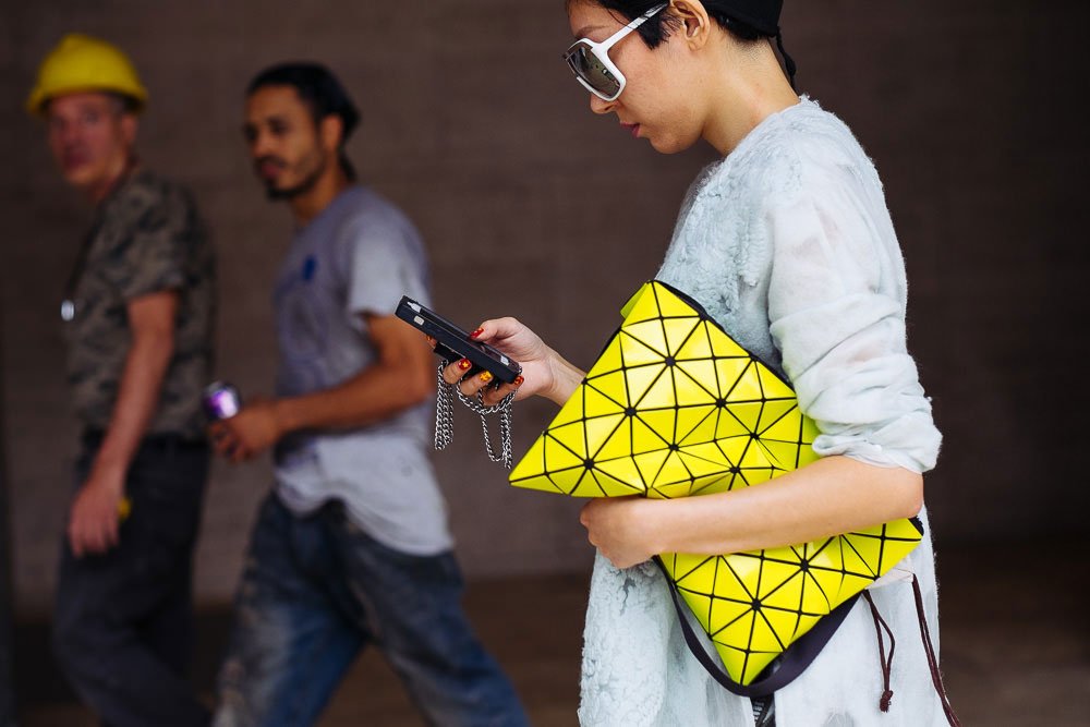 Reference image illustrating 40 Iconic Street Style Handbags Spotted at New York Fashion Week Through the Years