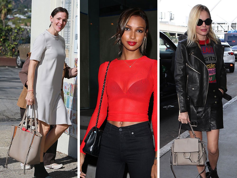 Reference image illustrating 8 Celebrity-Approved Designer Bags: From Kate Bosworth’s Chloé to Rosie Huntington-Whiteley’s Gucci
